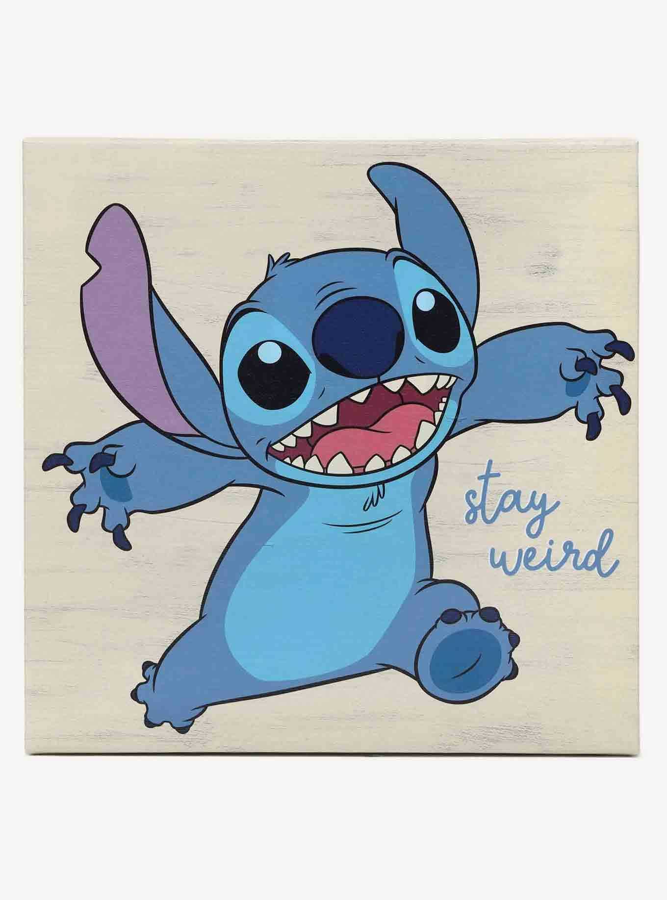 Disney Lilo & Stitch Stay Weird Canvas Wall Decor, , hi-res