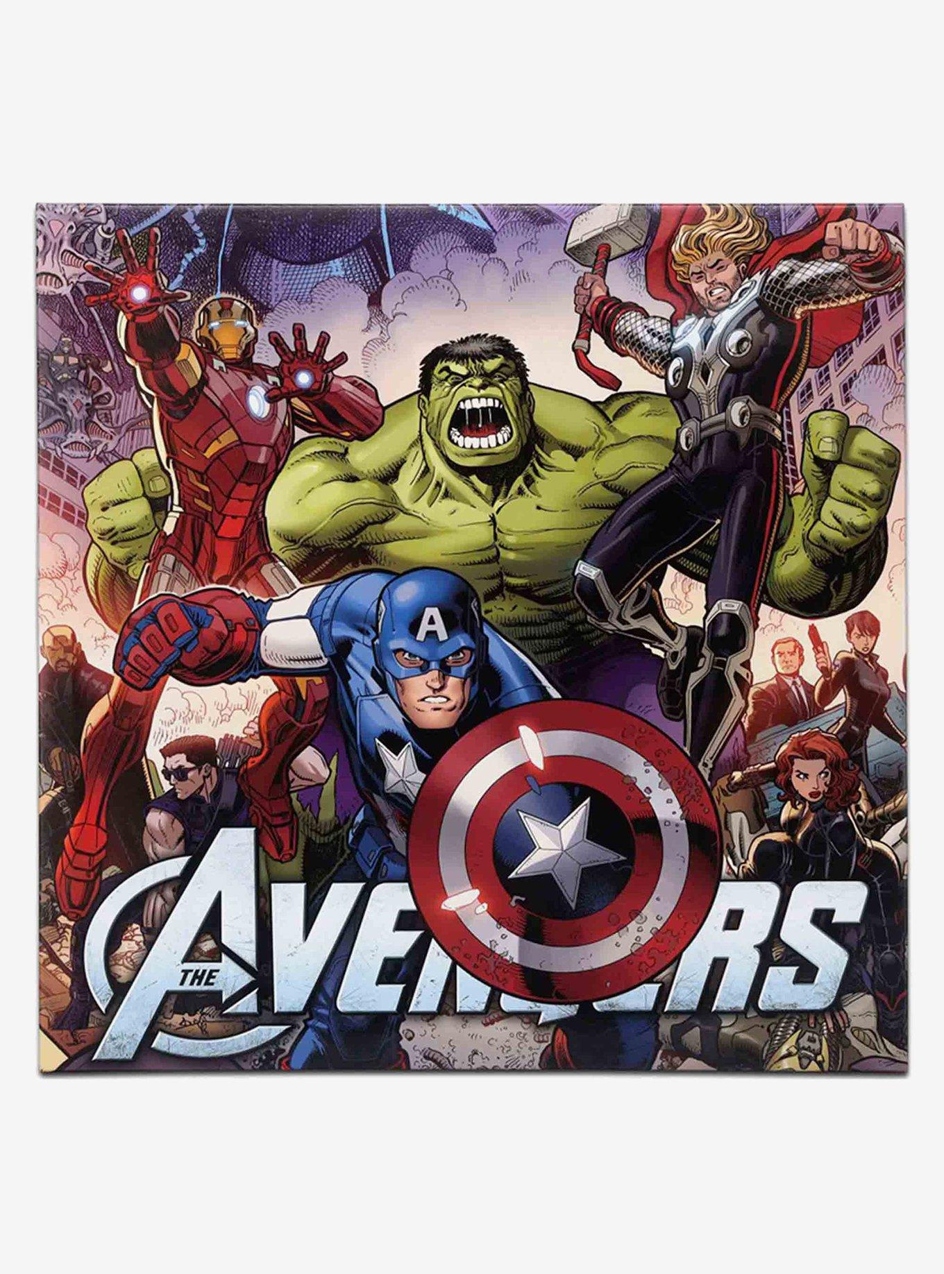 Marvel Avengers Characters in Action Canvas Wall Decor, , hi-res