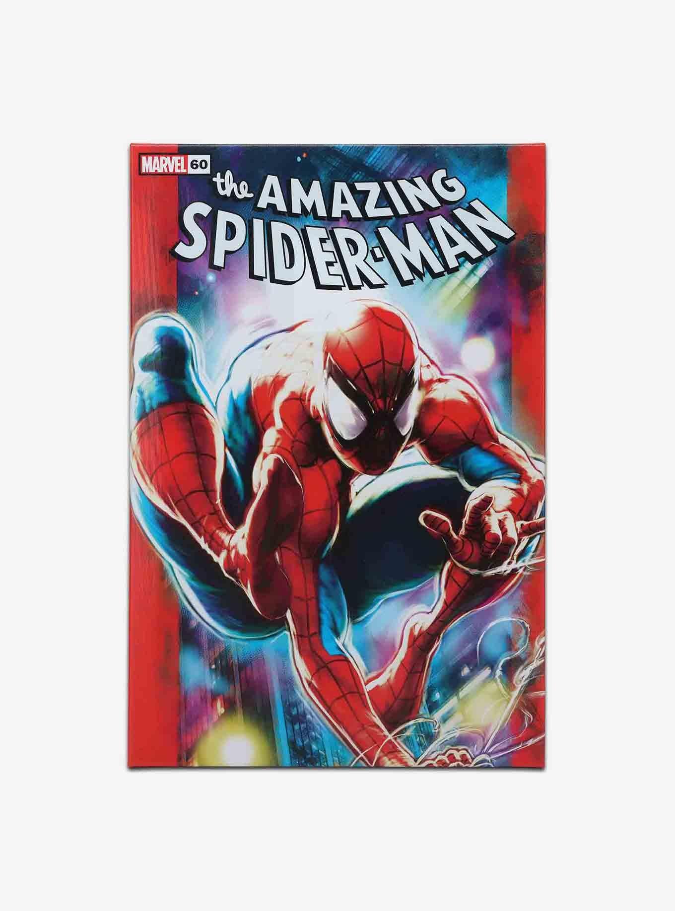 Marvel The Amazing Spider-Man Spidey in City Lights Comic Book Cover Canvas Wall Decor, , hi-res