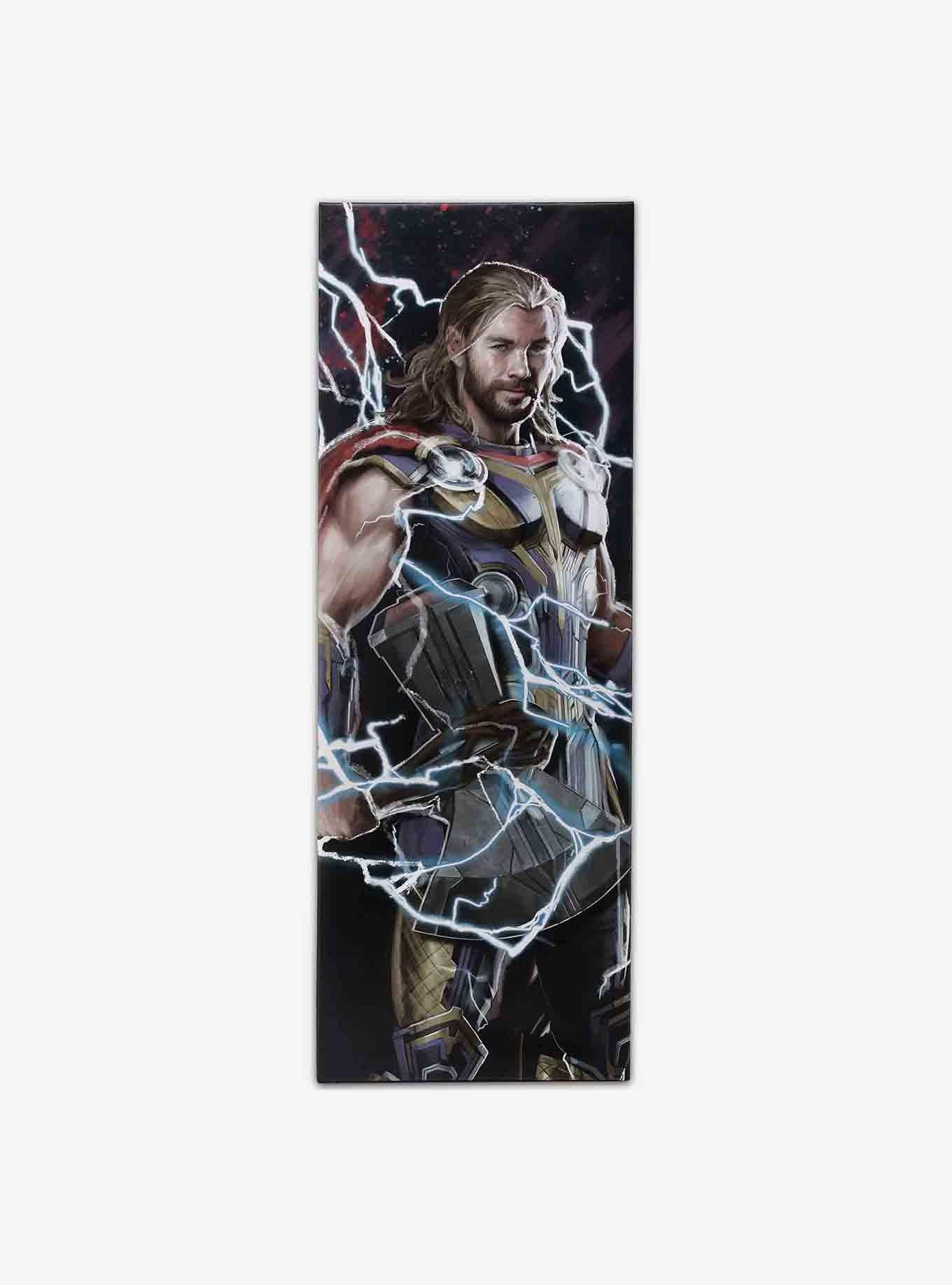 Marvel Thor Love and Thunder Lightning Vertical Canvas Wall Decor, , hi-res