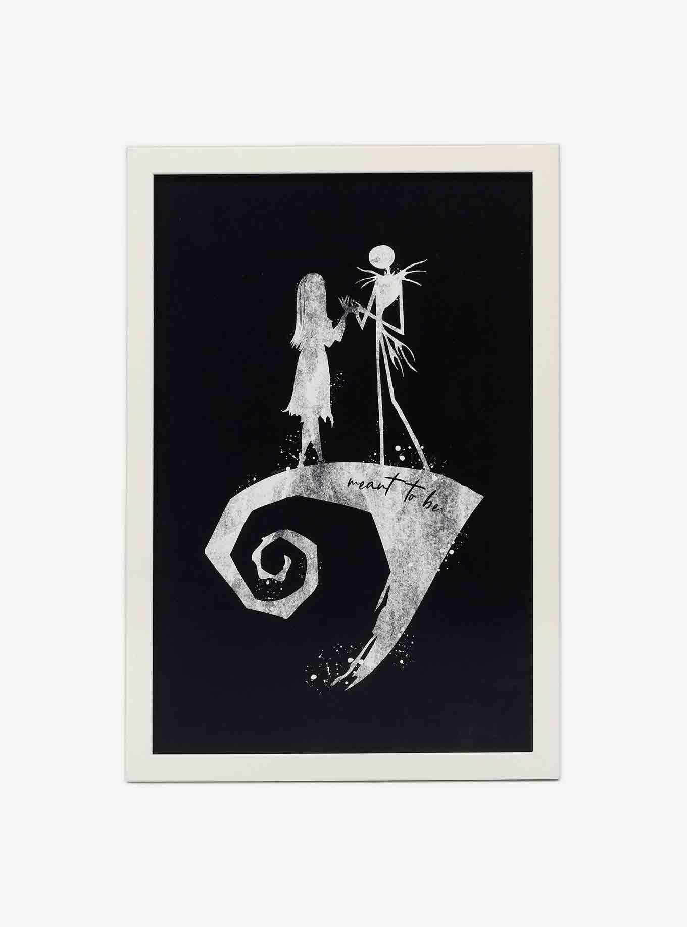 Disney The Nightmare Before Christmas Jack & Sally Meant to Be Canvas Wall Decor, , hi-res