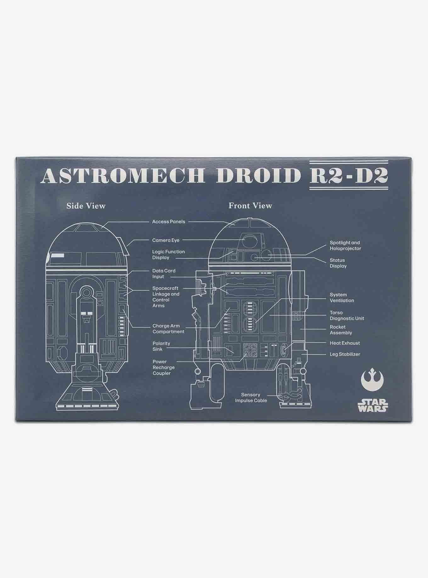 Star Wars R2-D2 Schematic Canvas Wall Decor, , hi-res