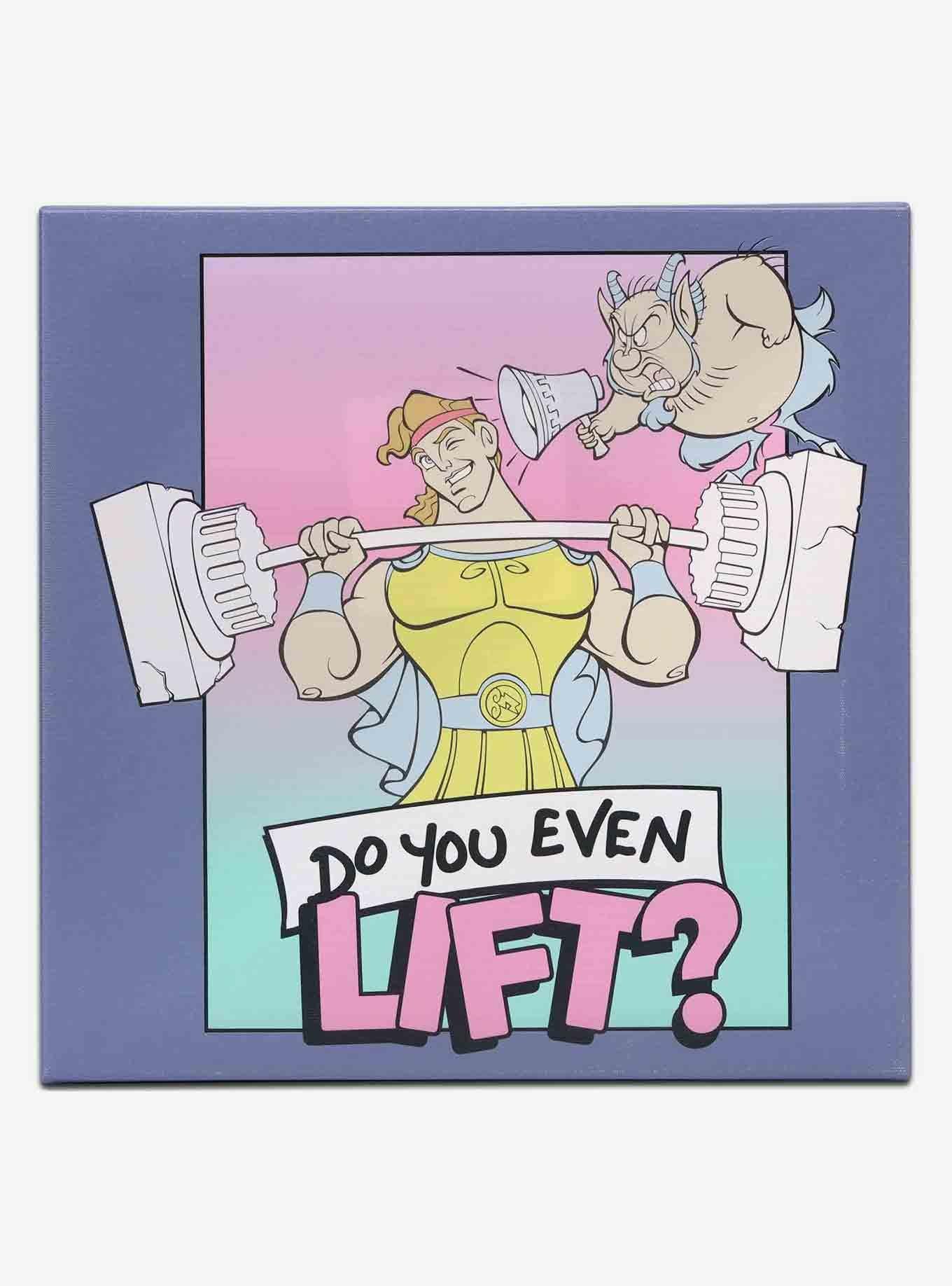 Disney Hercules Do You Even Lift Canvas Wall Decor, , hi-res