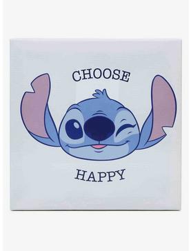 Disney Lilo & Stitch Choose Happy Canvas Wall Decor, , hi-res