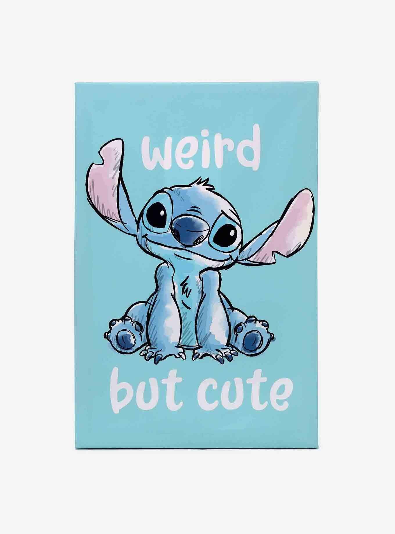Disney Lilo & Stitch Weird But Cute Canvas Wall Decor, , hi-res