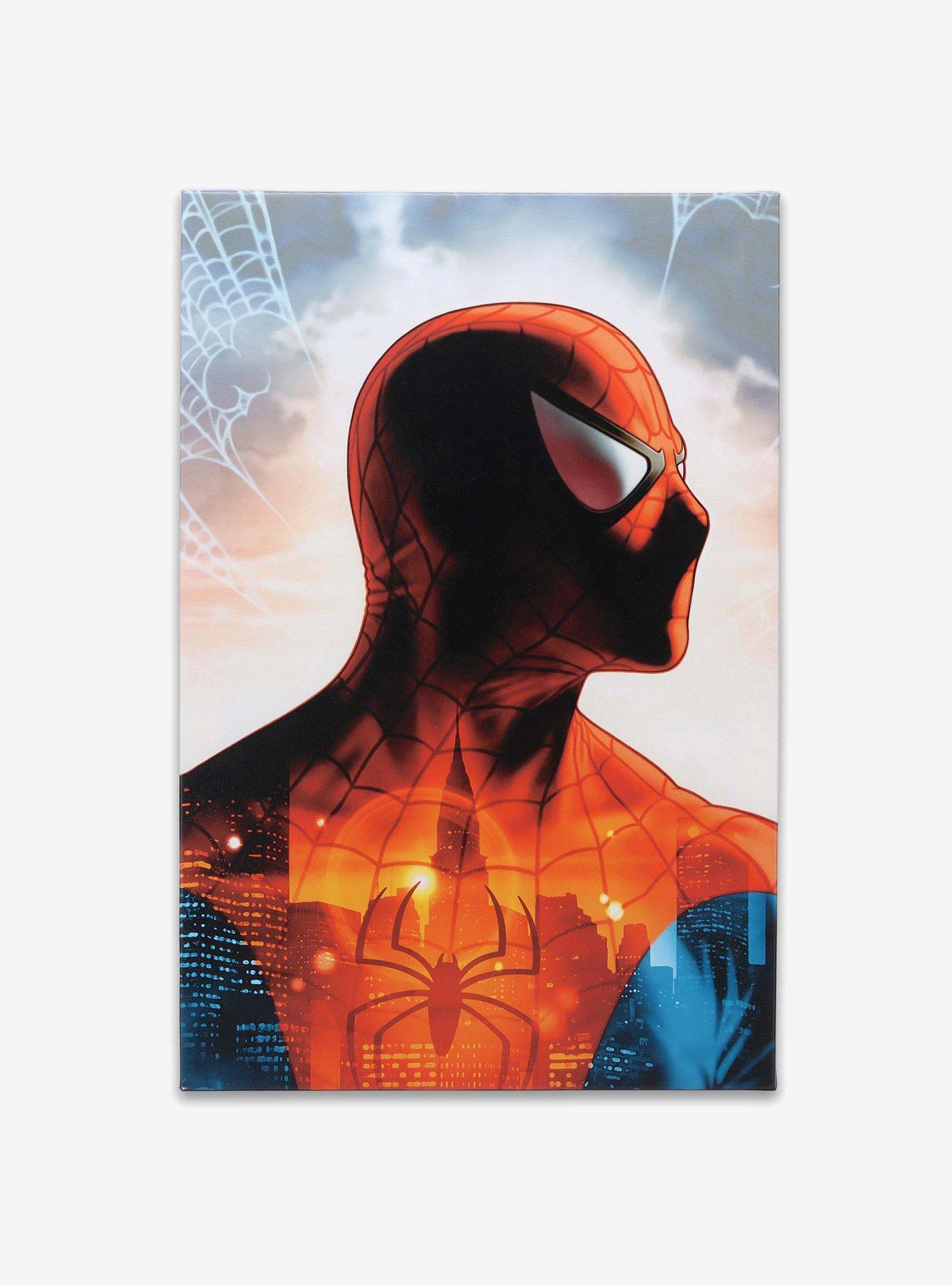 Marvel Spider-Man Headshot Canvas Wall Decor, , hi-res