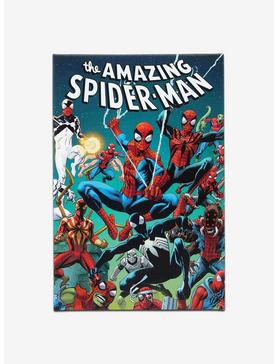 Marvel The Amazing Spider-Man Multiple Spideys Comic Book Cover Canvas Wall Decor, , hi-res