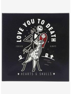 Disney The Nightmare Before Christmas Jack & Sally Love You to Death Canvas Wall Decor, , hi-res