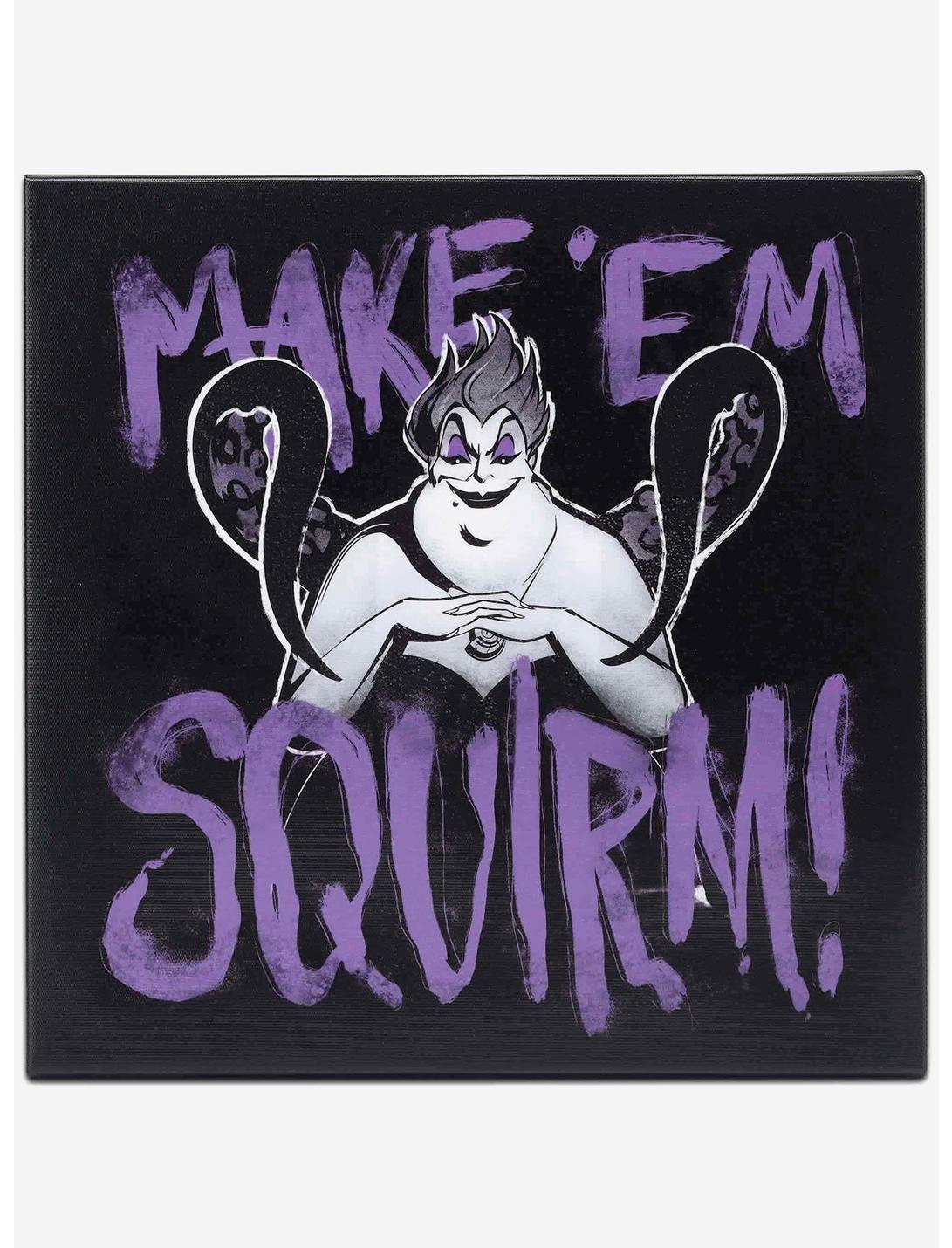 Disney Villains Ursula Make 'Em Squirm Canvas Wall Decor, , hi-res