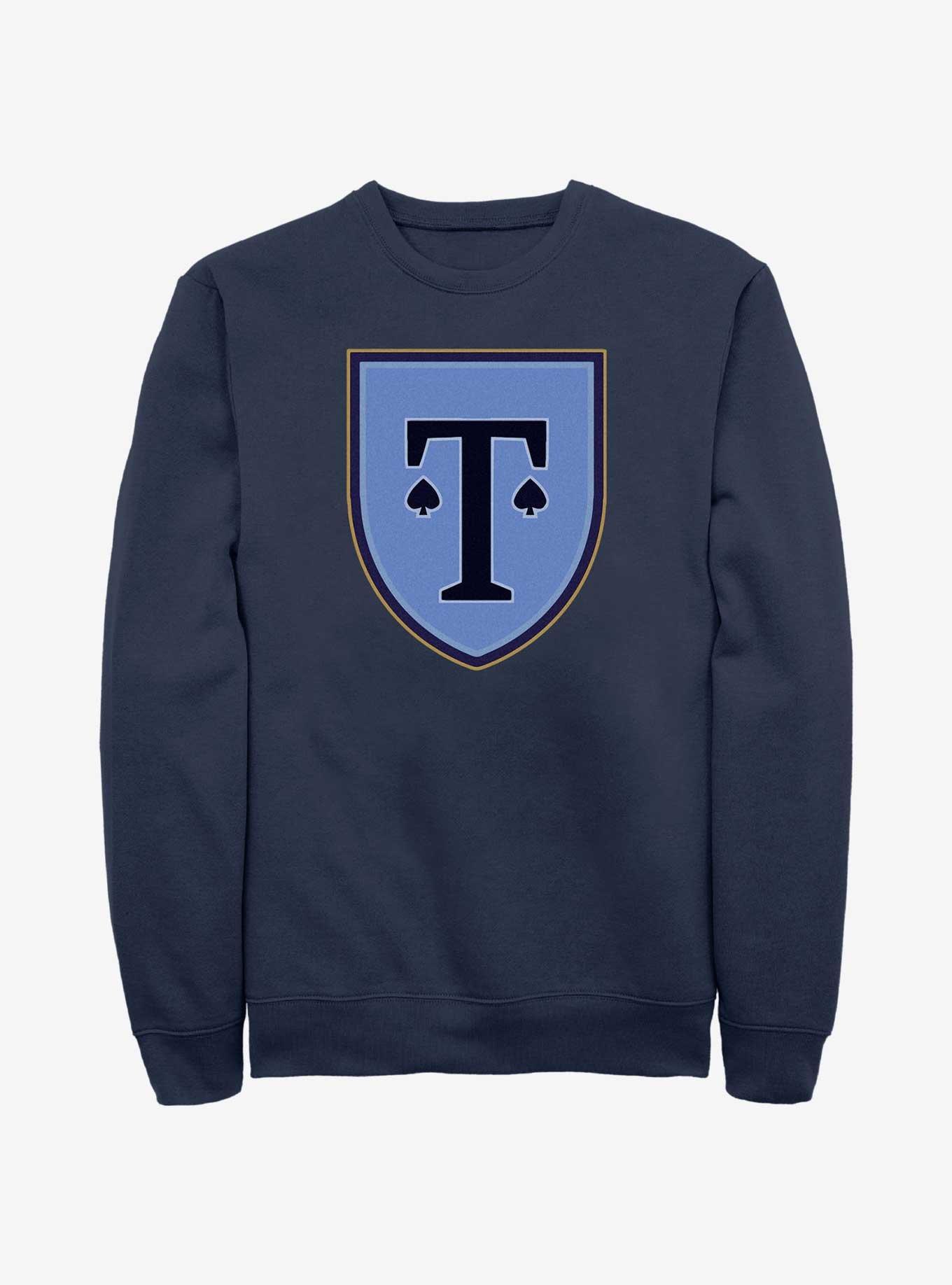 Heartstopper Truham School Crest Sweatshirt, NAVY, hi-res