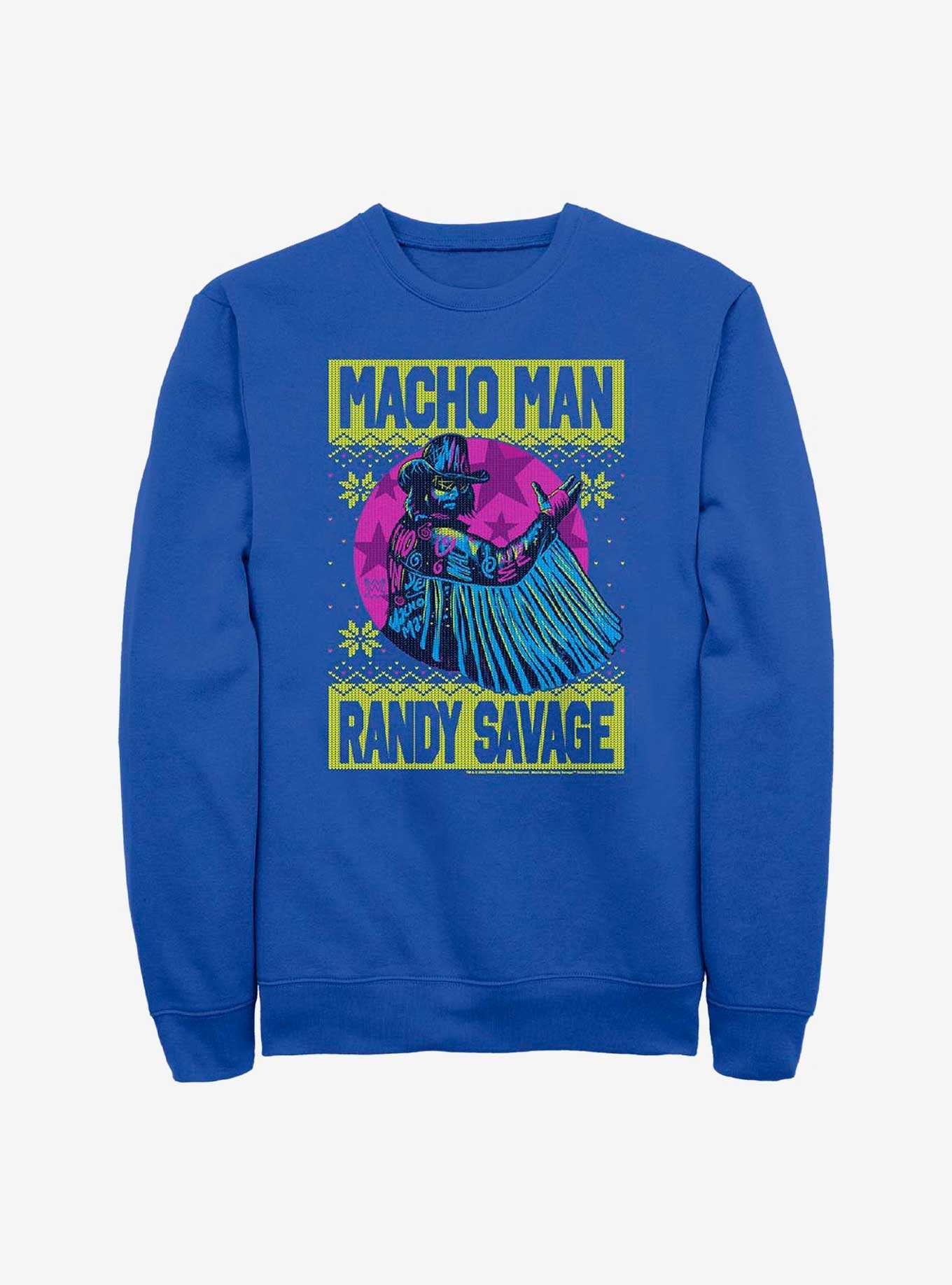 WWE Macho Man Randy Savage Ugly Christmas Sweatshirt, , hi-res
