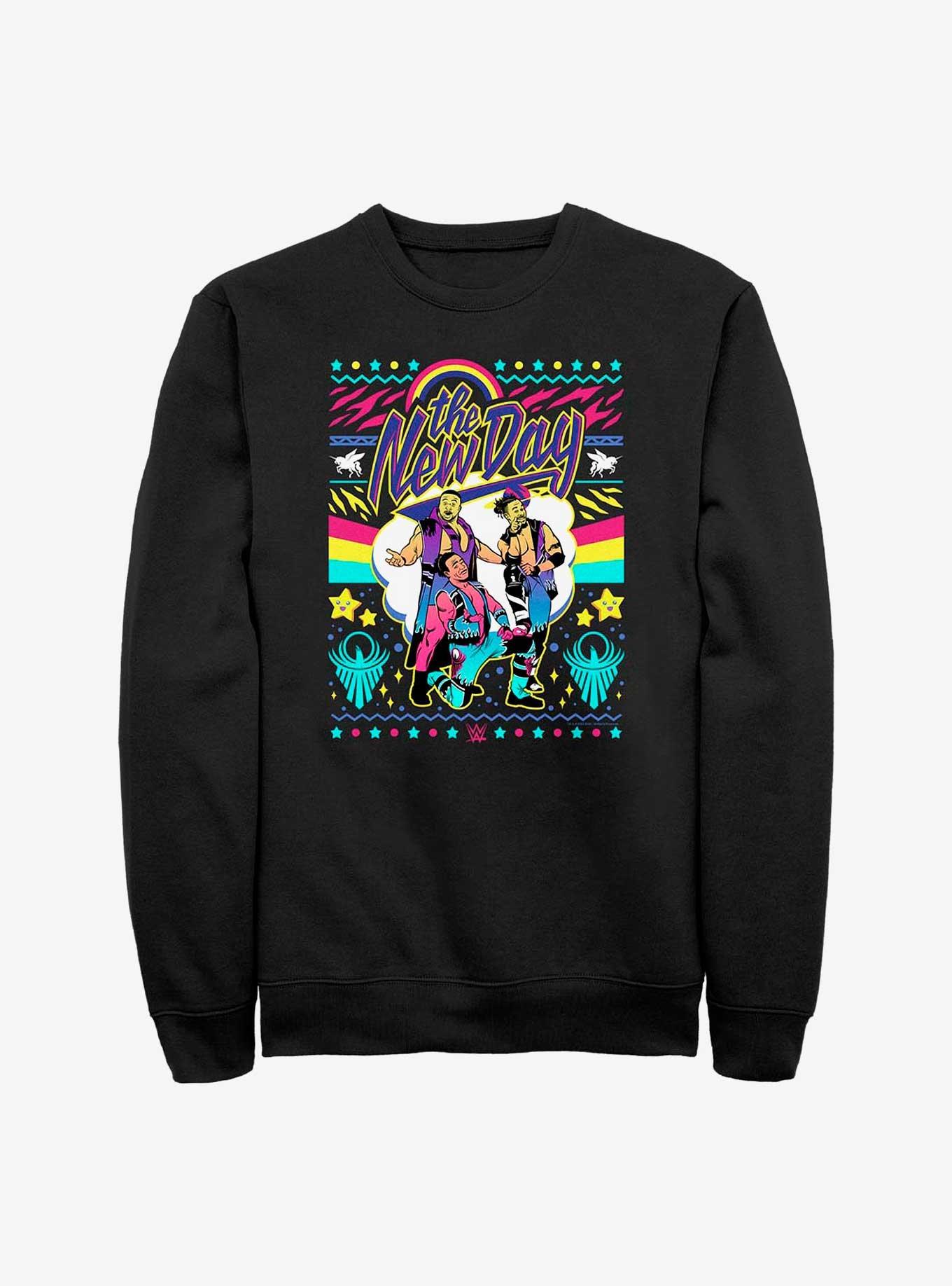 WWE The New Day Ugly Christmas Sweatshirt, , hi-res