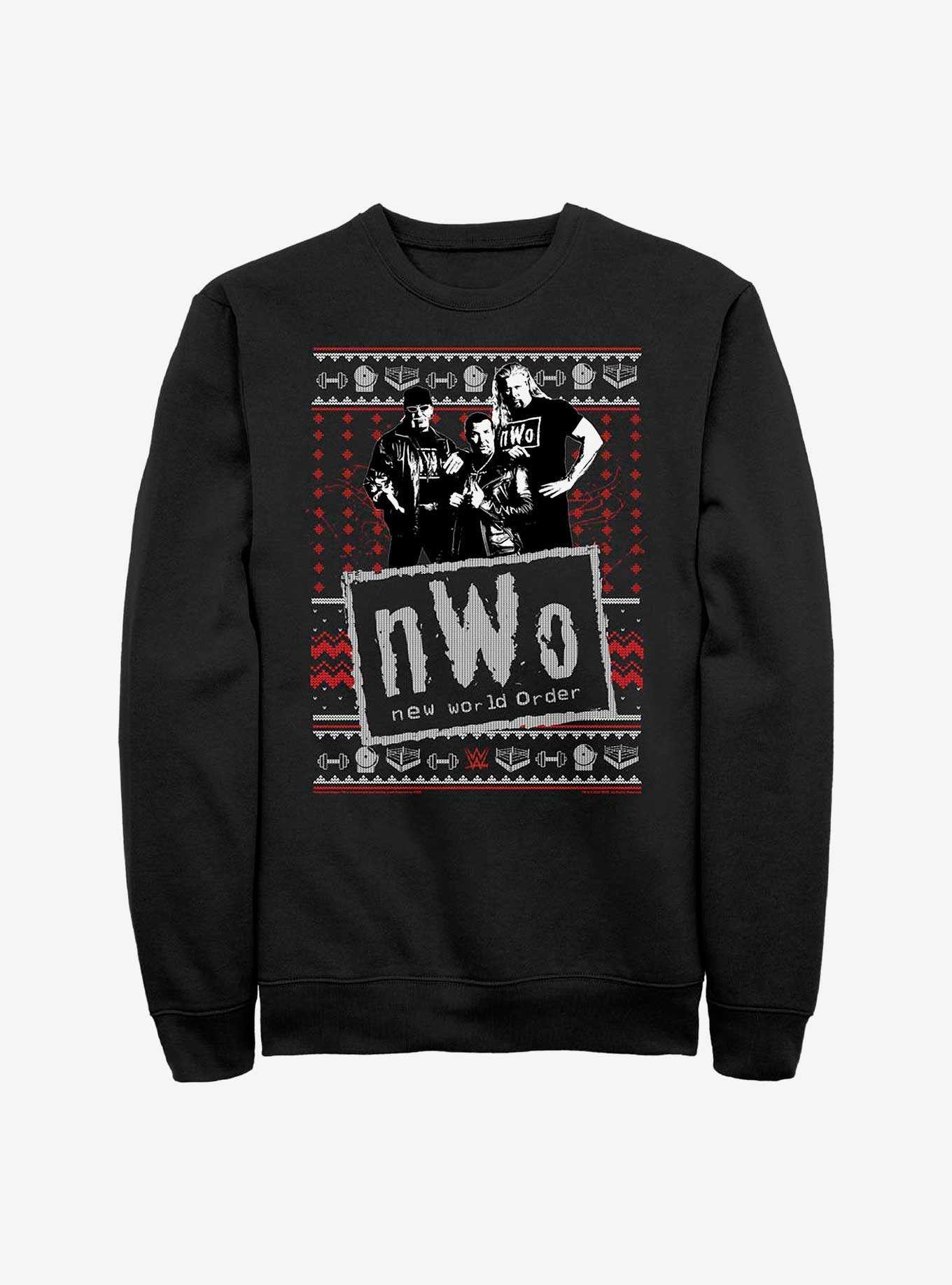 WWE New World Order Ugly Christmas Sweatshirt, , hi-res