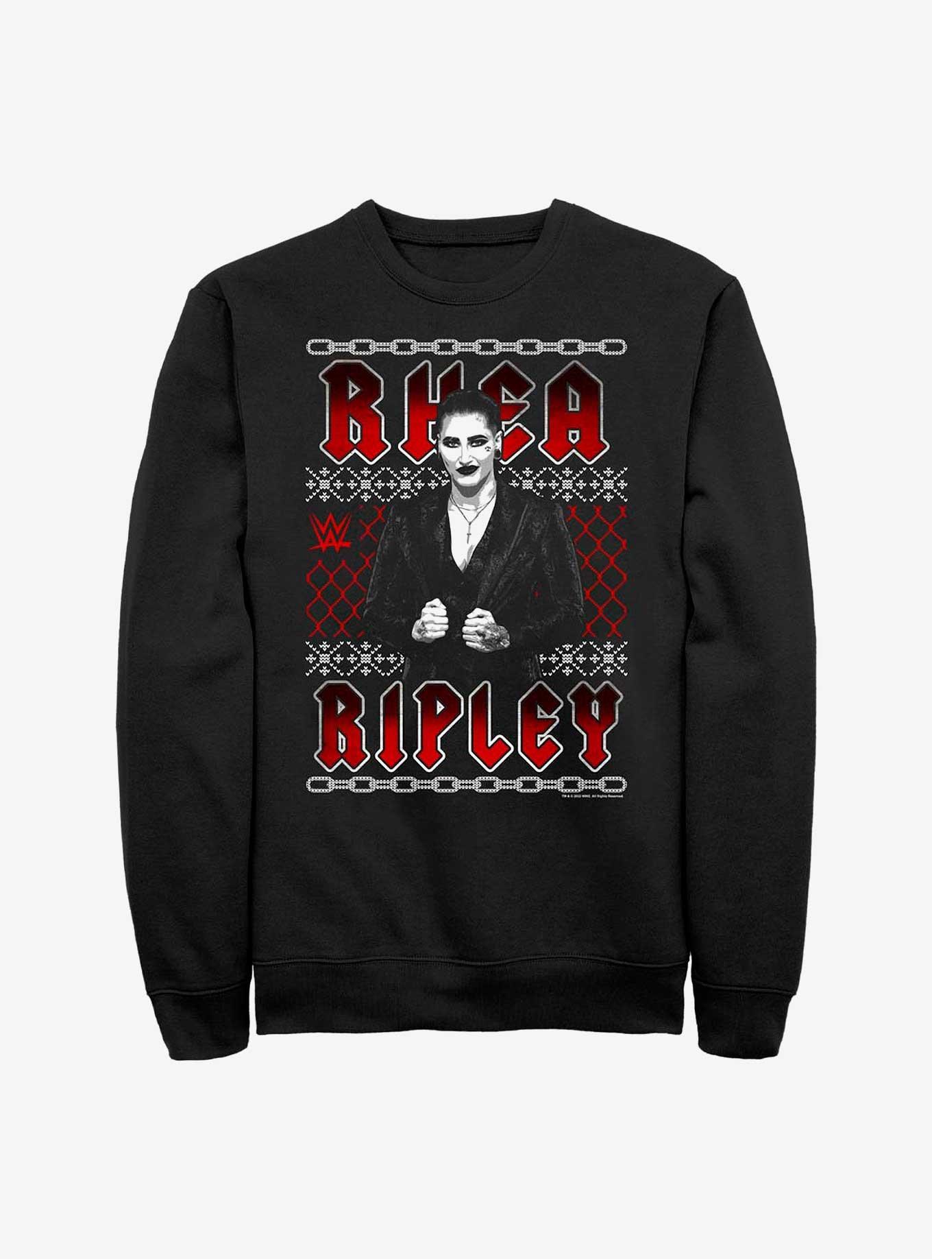 WWE Rhea Ripley Ugly Christmas Sweatshirt