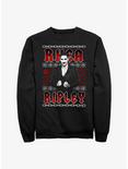 WWE Rhea Ripley Ugly Christmas Sweatshirt, BLACK, hi-res