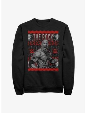 WWE The Rock Ugly Christmas Sweatshirt, , hi-res
