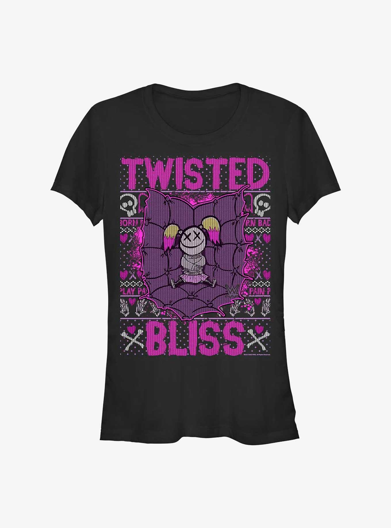 WWE Alexa Bliss Ugly Christmas Girls T-Shirt, BLACK, hi-res