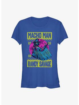 WWE Macho Man Randy Savage Ugly Christmas Girls T-Shirt, , hi-res