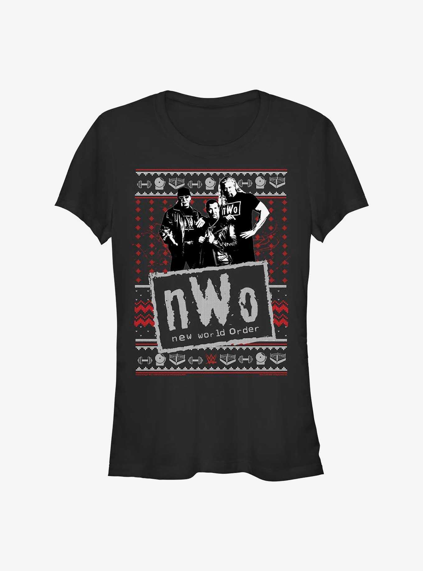 WWE New World Order Ugly Christmas Girls T-Shirt, , hi-res