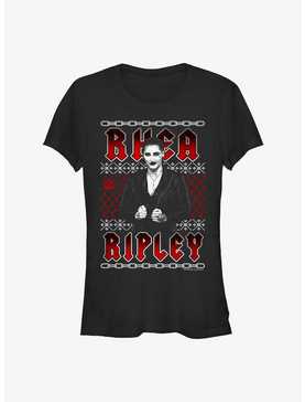 WWE Rhea Ripley Ugly Christmas Girls T-Shirt, , hi-res