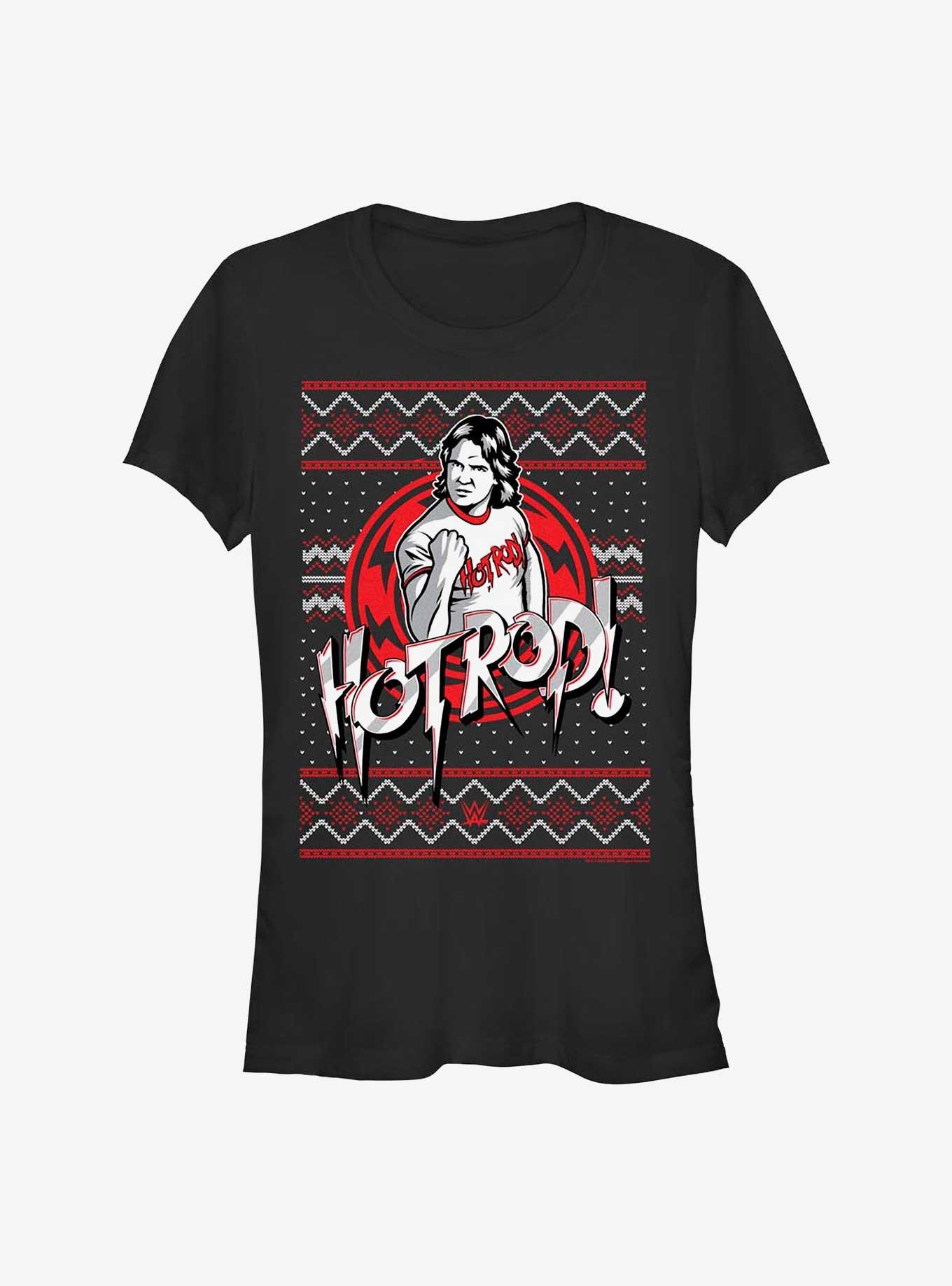 WWE Roddy Piper Ugly Christmas Girls T-Shirt, BLACK, hi-res