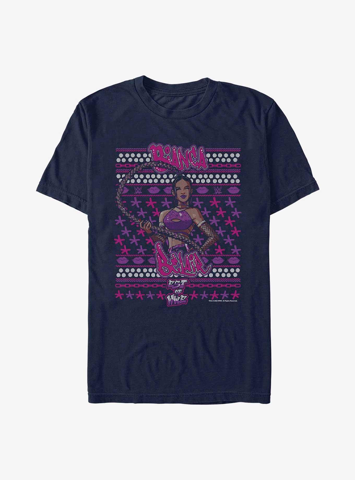 WWE Bianca Belair Ugly Christmas T-Shirt, , hi-res