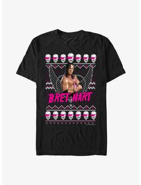 WWE Bret Hart Ugly Christmas T-Shirt, , hi-res