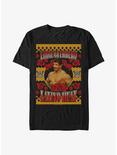 WWE Eddie Guerrero Ugly Christmas T-Shirt, BLACK, hi-res