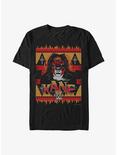 WWE Kane Ugly Christmas T-Shirt, BLACK, hi-res