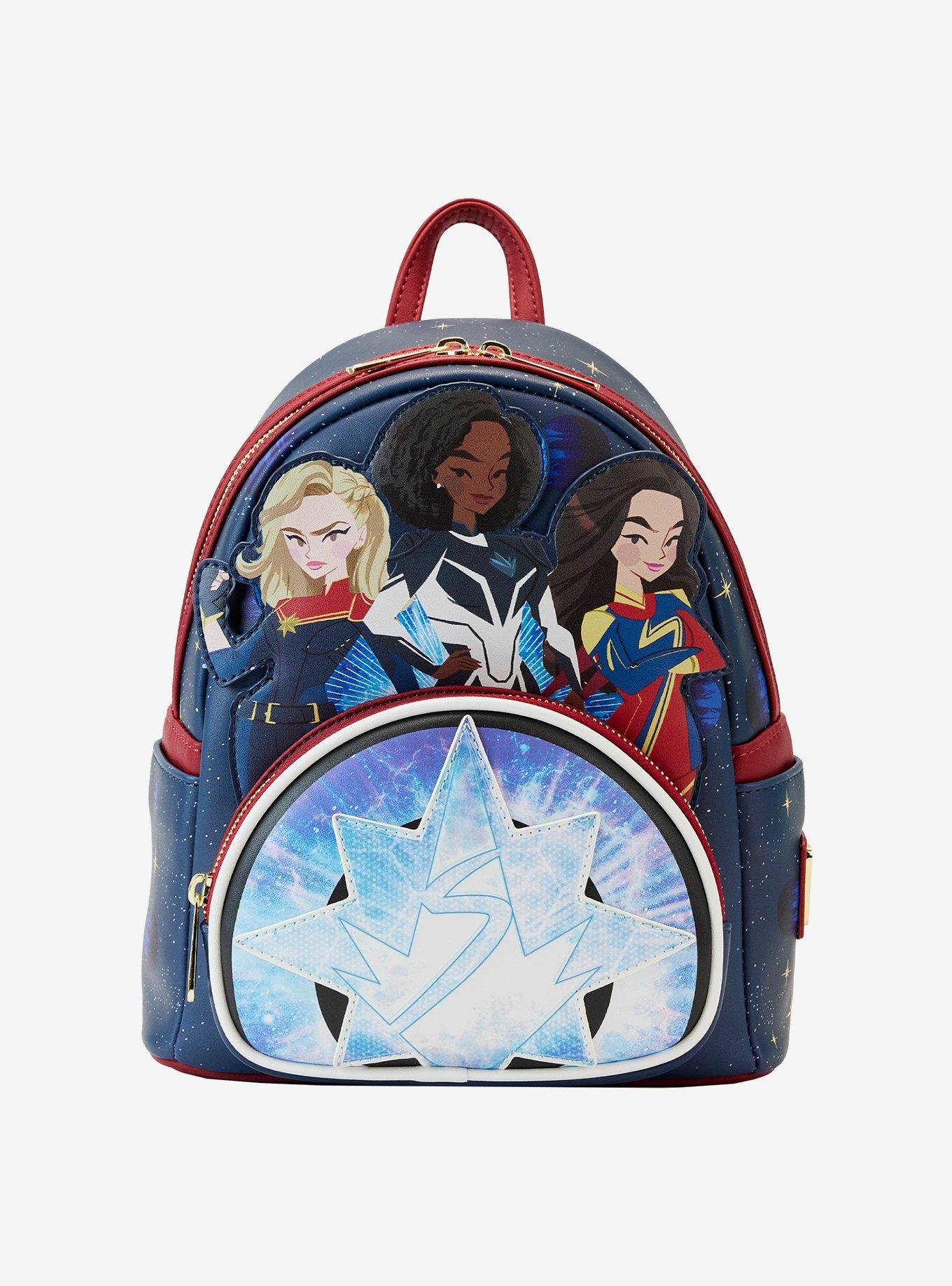 Loungefly Marvel The Marvels Characters Mini Backpack 