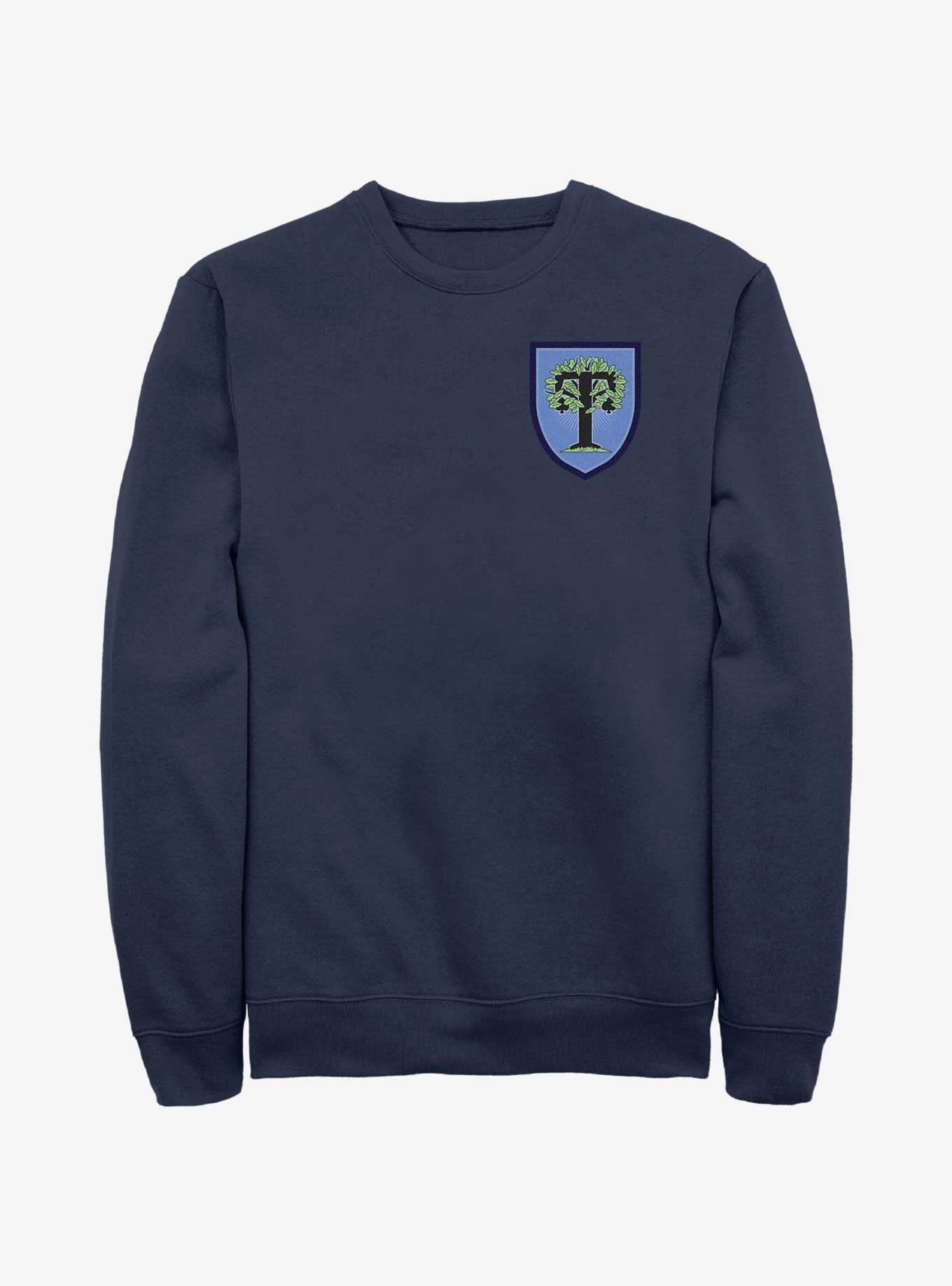 Heartstopper Truham School Full Bloom Tree Badge Sweatshirt, , hi-res