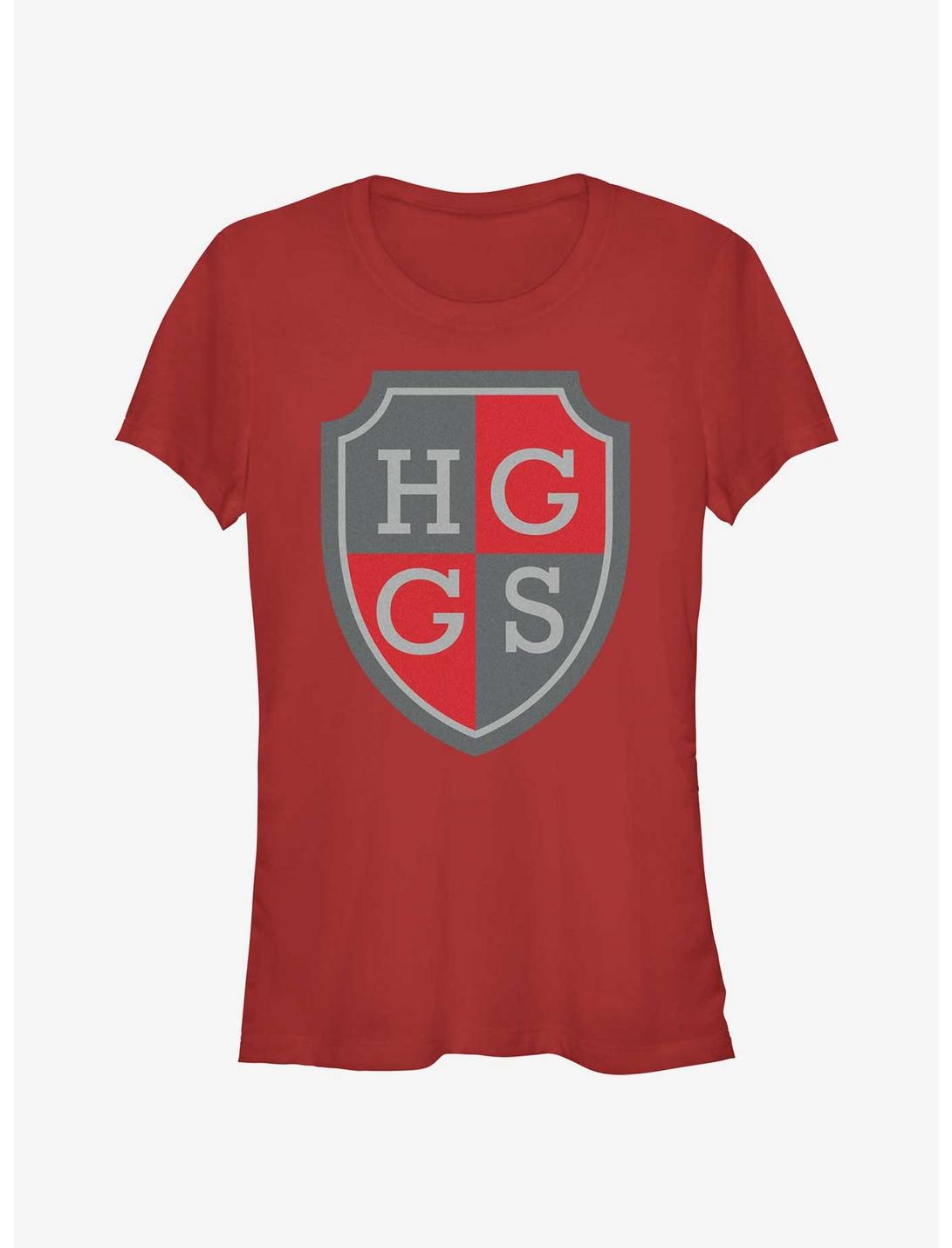 Heartstopper Harvey Greene Grammar School Crest Girls T-Shirt, RED, hi-res