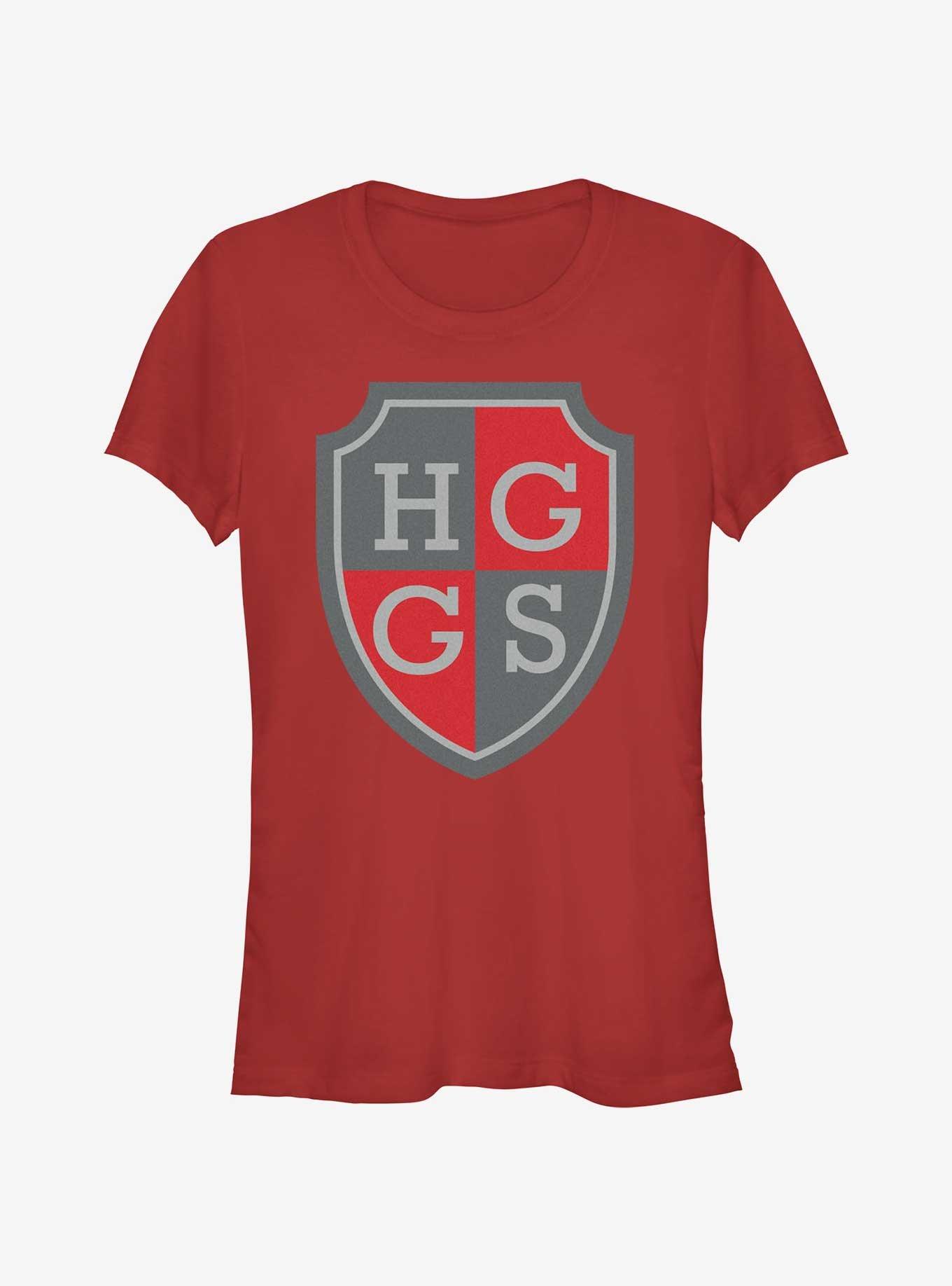Heartstopper Harvey Greene Grammar School Crest Girls T-Shirt, RED, hi-res