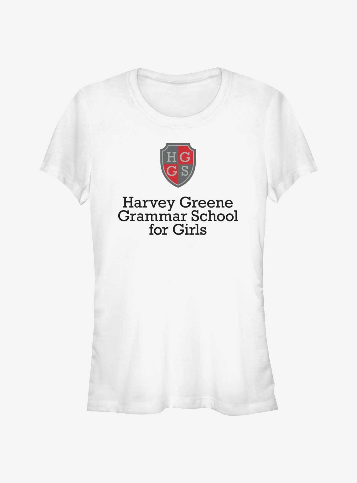 Heartstopper Harvey Greene Grammar School Logo Girls T-Shirt, WHITE, hi-res