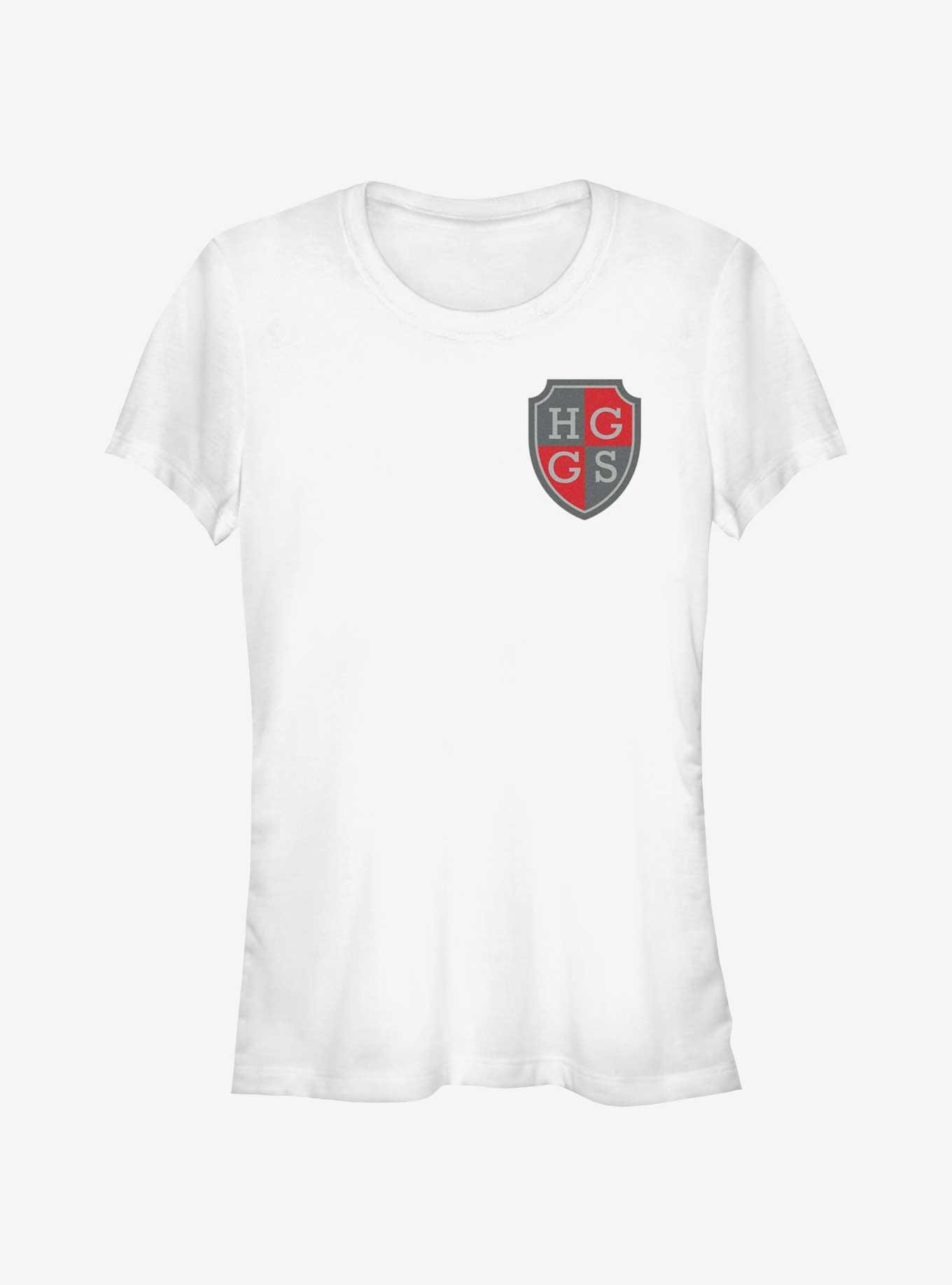 Heartstopper Harvey Greene Grammar School Pocket Crest Girls T-Shirt