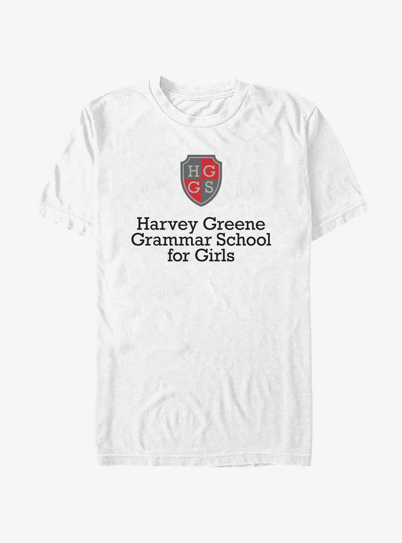 Heartstopper Harvey Greene Grammar School Logo T-Shirt, WHITE, hi-res