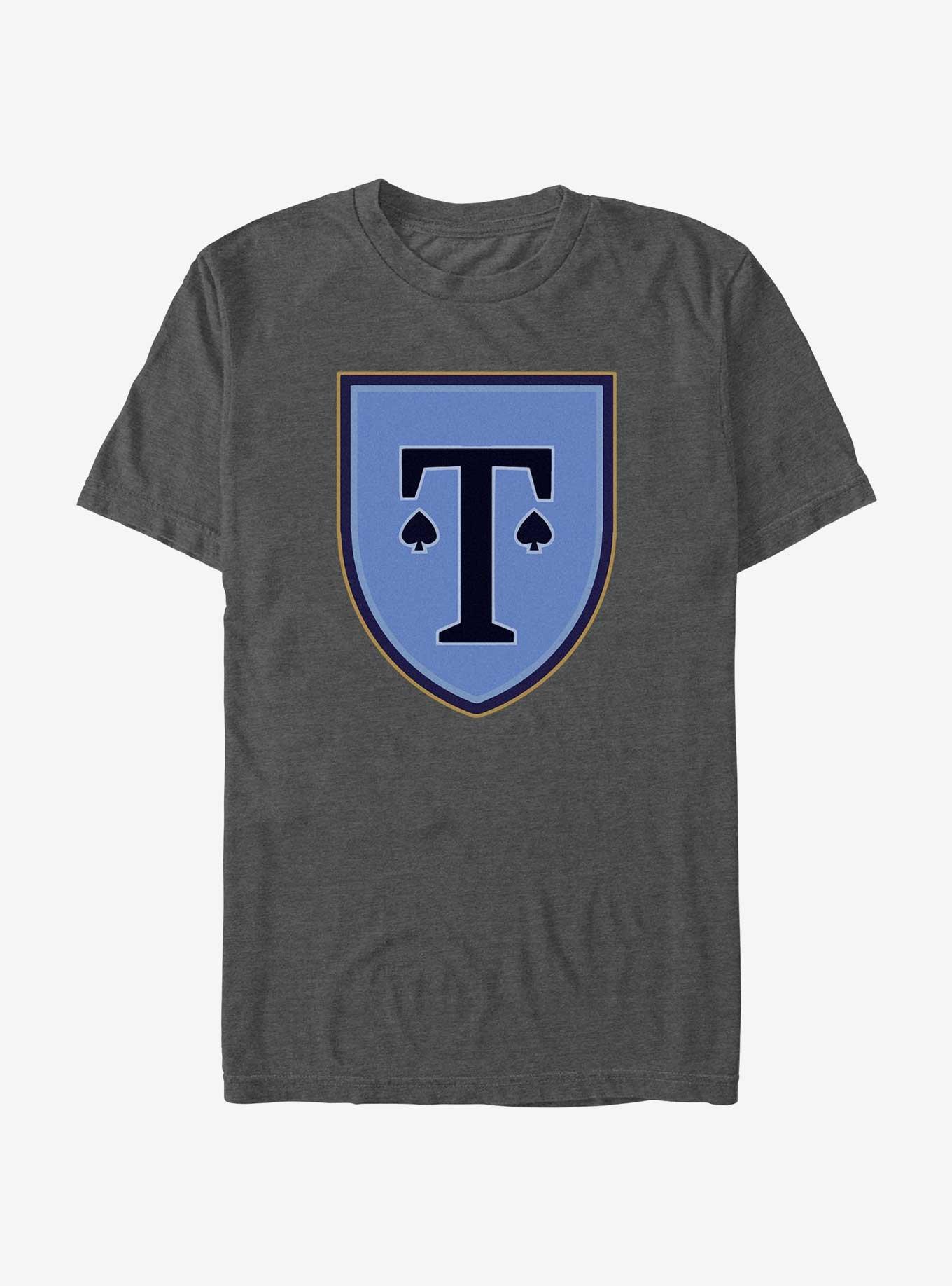 Heartstopper Truham School Crest T-Shirt, CHAR HTR, hi-res