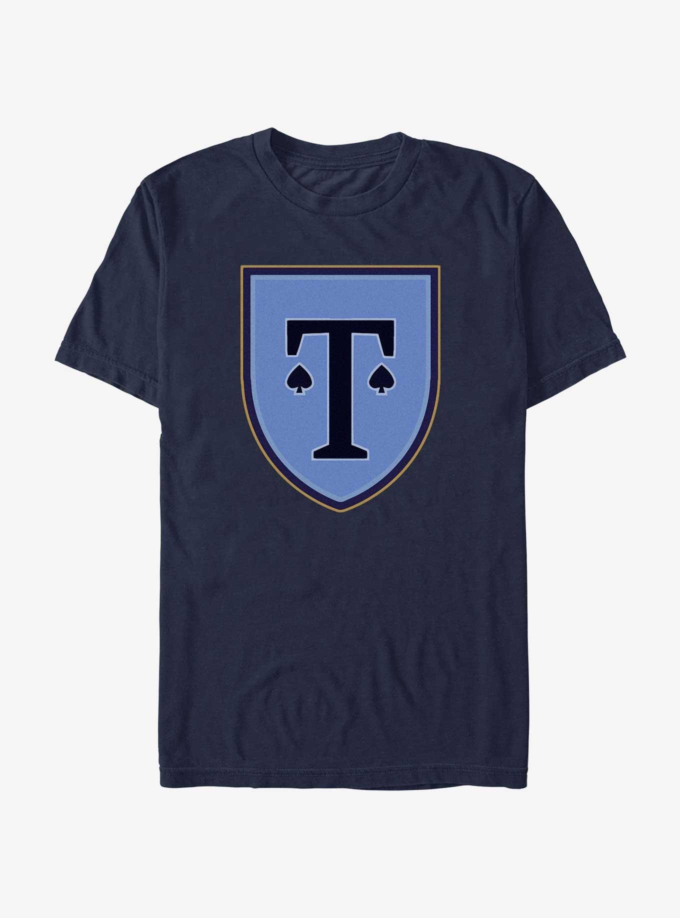 Heartstopper Truham School Crest T-Shirt, NAVY, hi-res