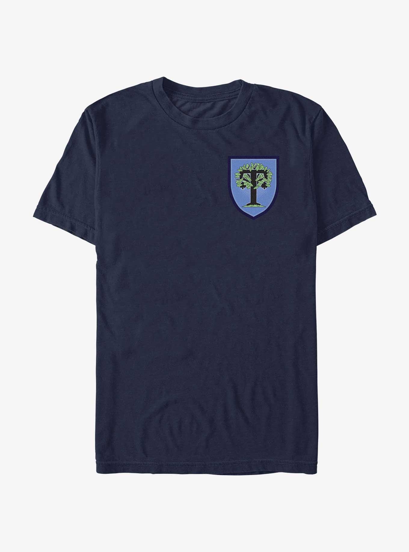 Heartstopper Truham School Full Bloom Tree Badge T-Shirt, , hi-res