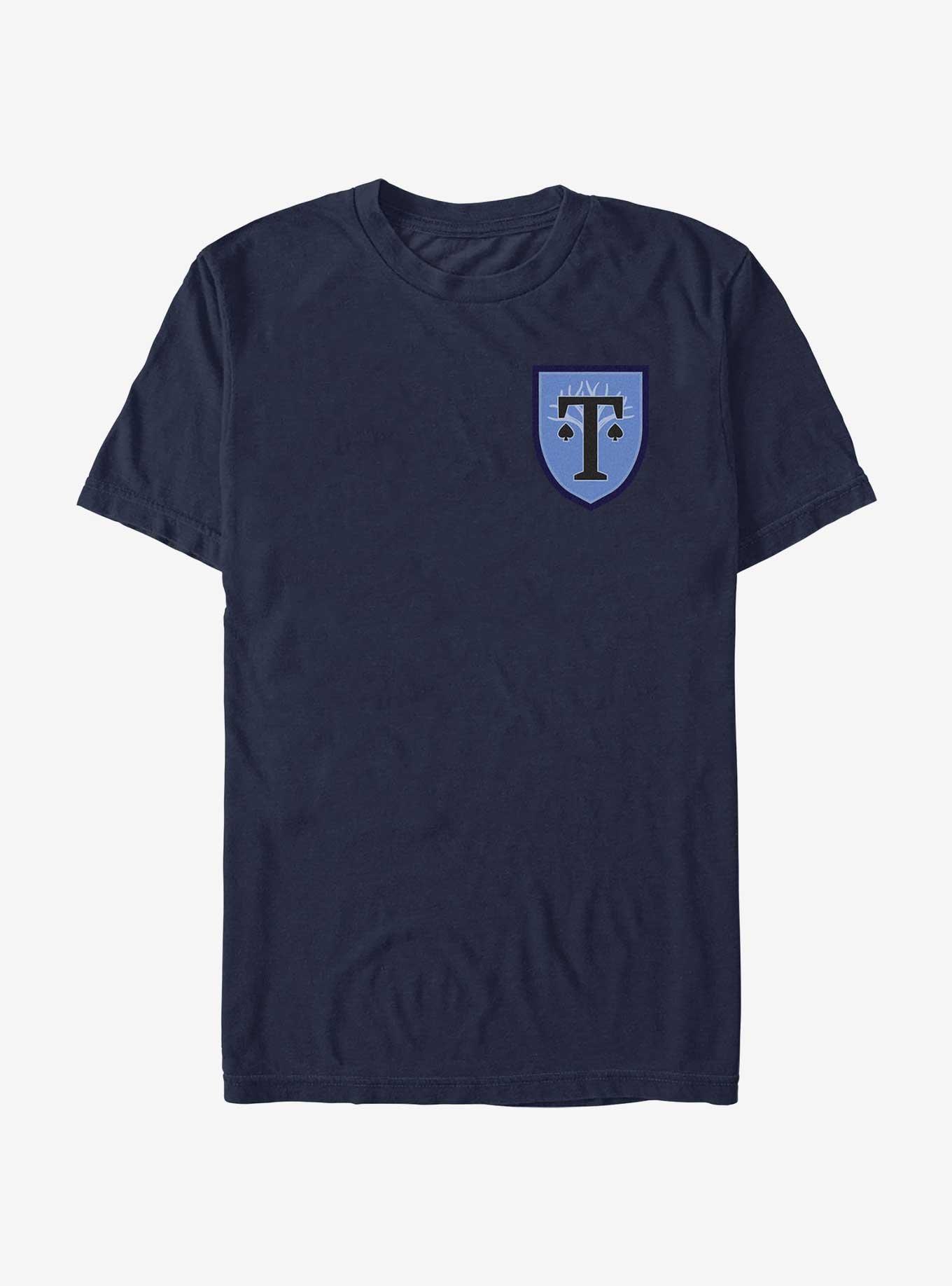 Heartstopper Truham School Pocket Crest T-Shirt, NAVY, hi-res