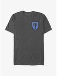Heartstopper Truham School Budding Tree Badge T-Shirt, CHAR HTR, hi-res
