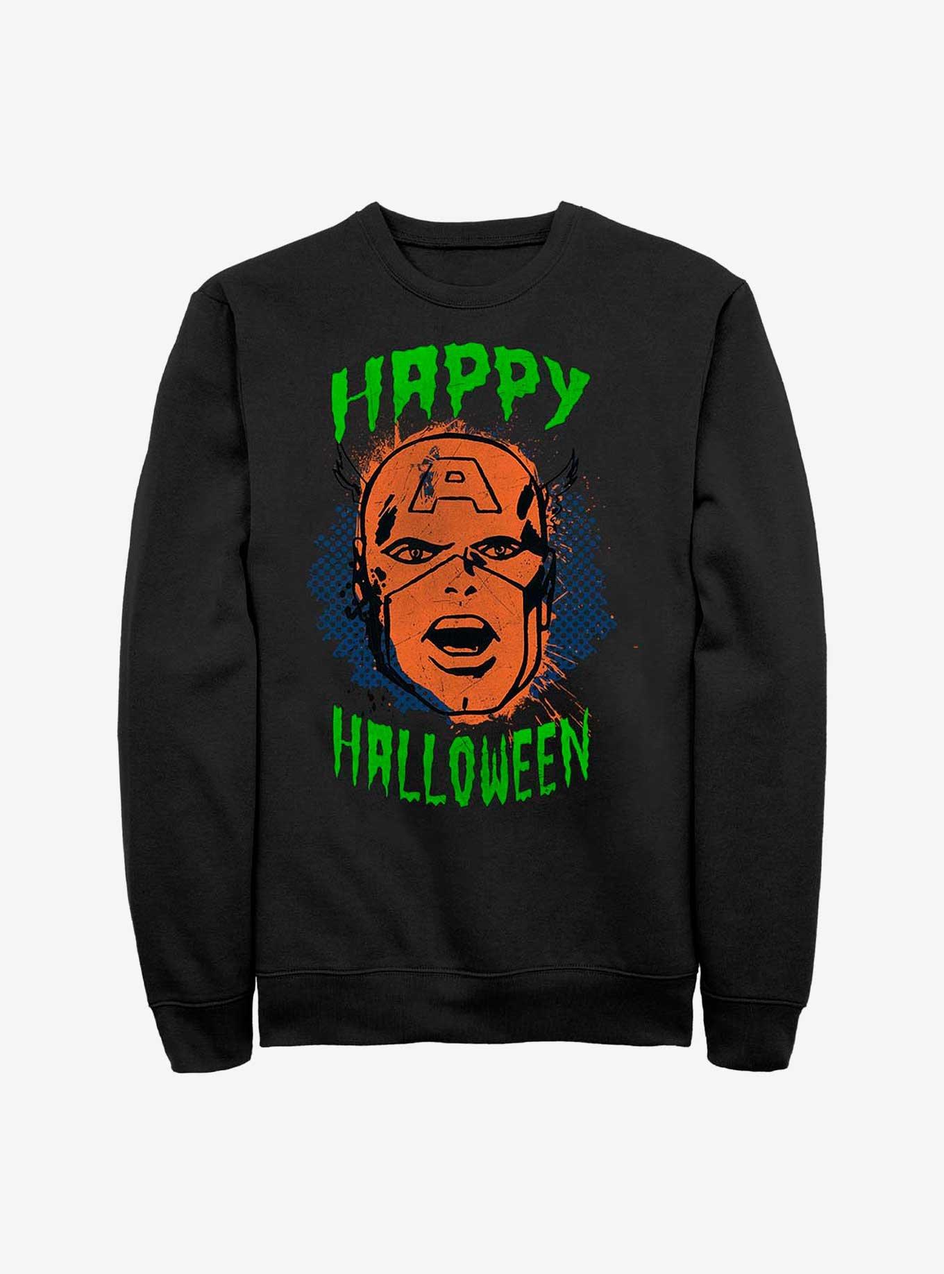 Marvel Captain America Happy Halloween Sweatshirt, , hi-res