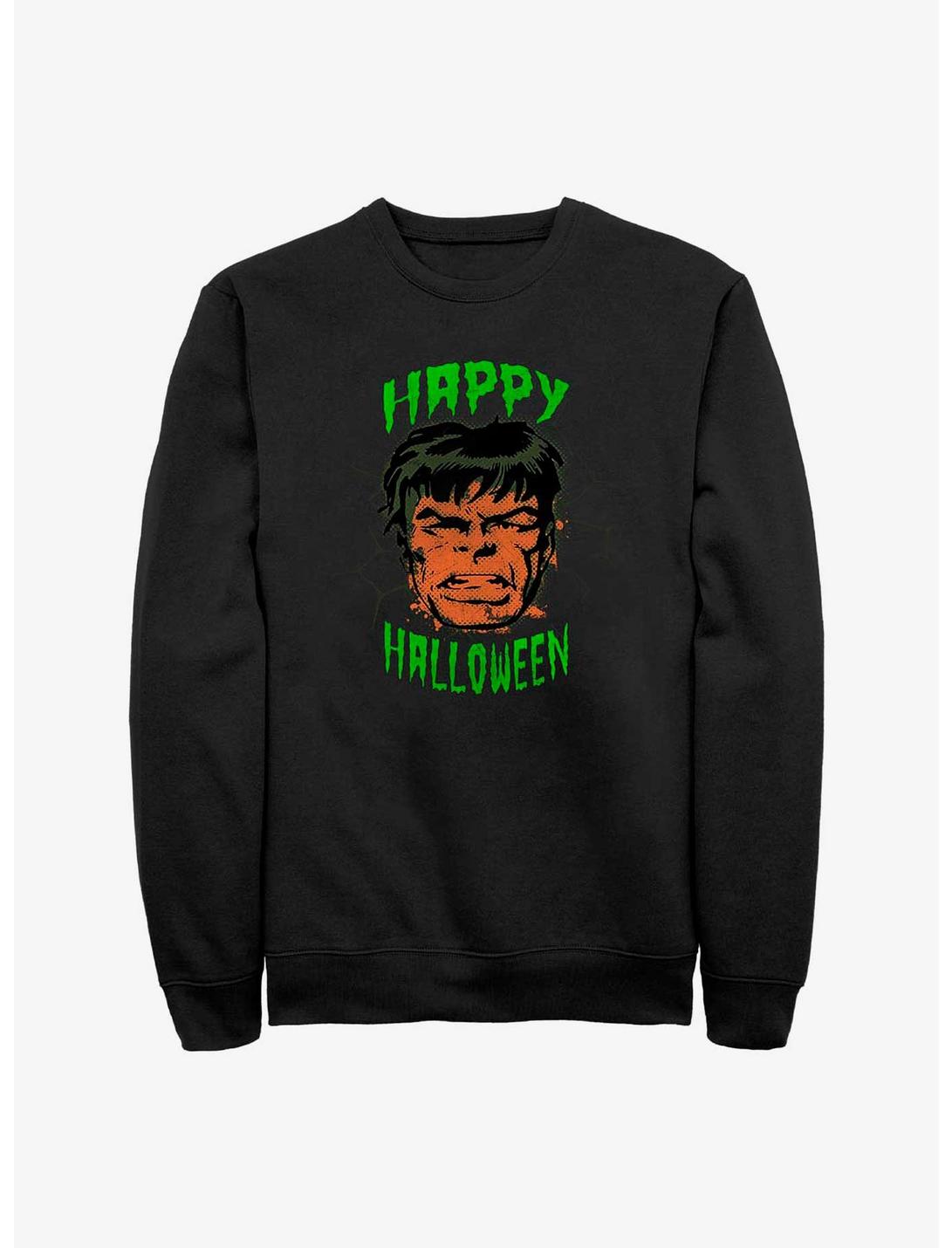 Marvel Hulk Happy Halloween Sweatshirt, BLACK, hi-res