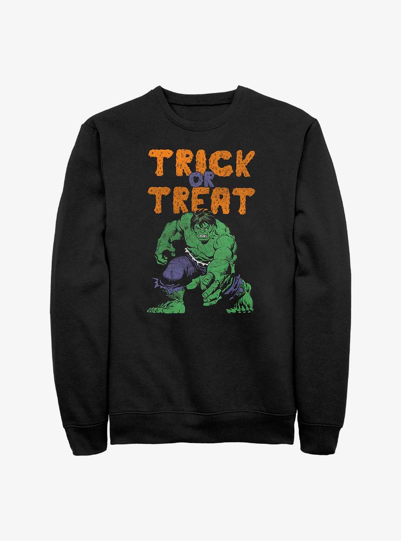 Marvel Hulk Trick or Treat Sweatshirt, BLACK, hi-res