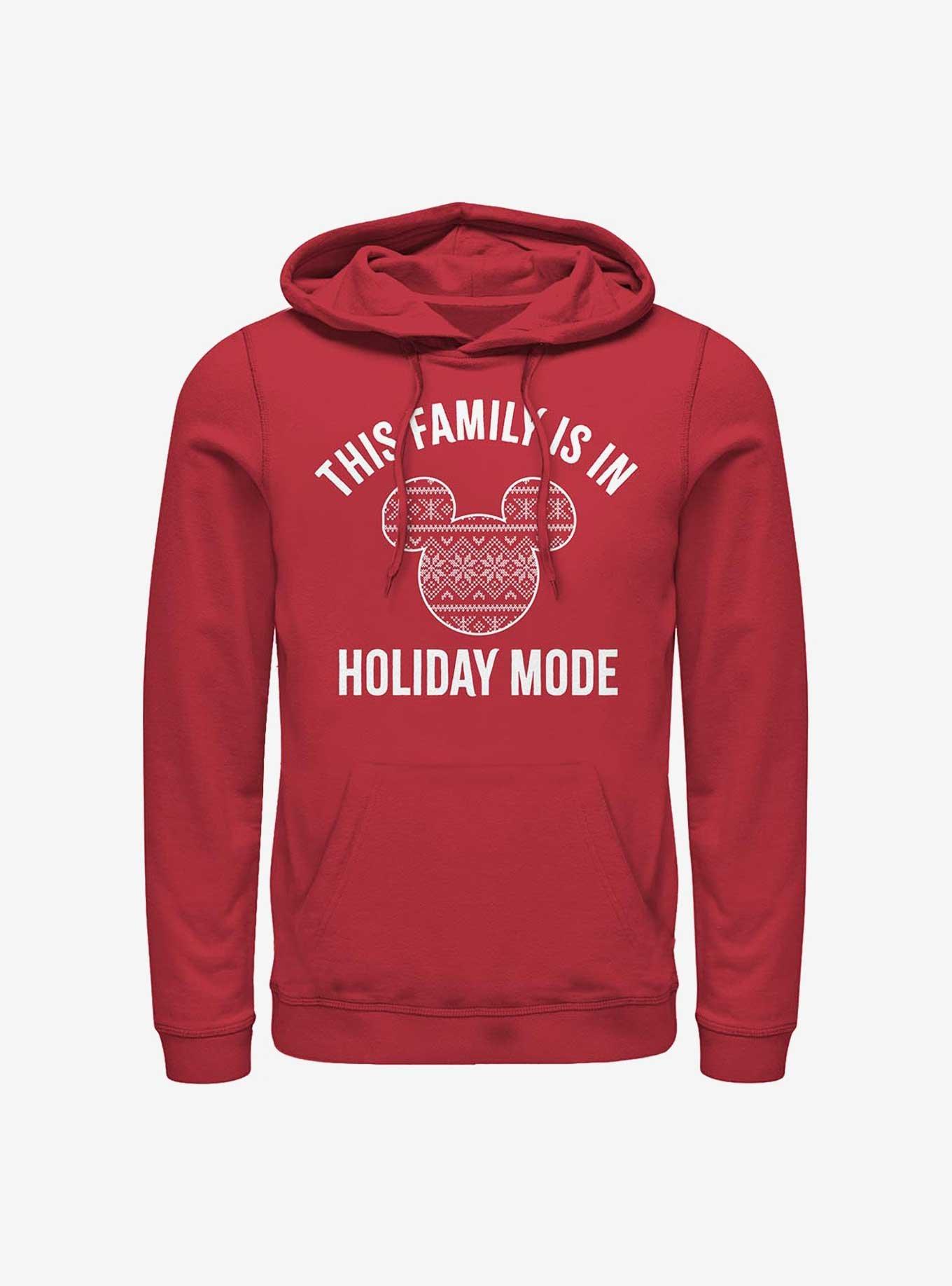 Disney Mickey Mouse Family Holiday Mode Hoodie