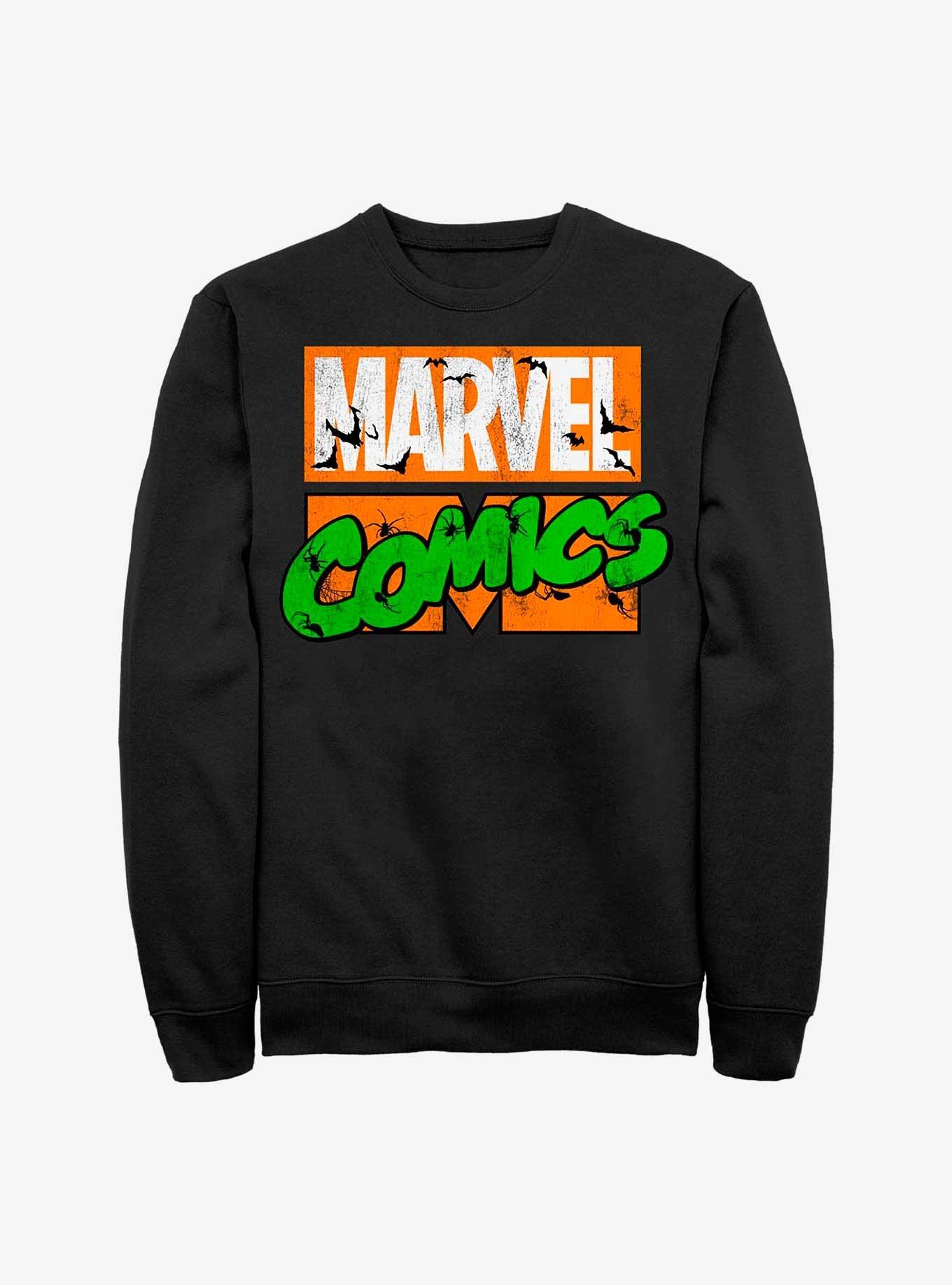 Marvel Comics Spooky Logo Sweatshirt, , hi-res