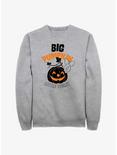 Disney Winnie The Pooh Big Pumpkin Little Piglet Sweatshirt, ATH HTR, hi-res