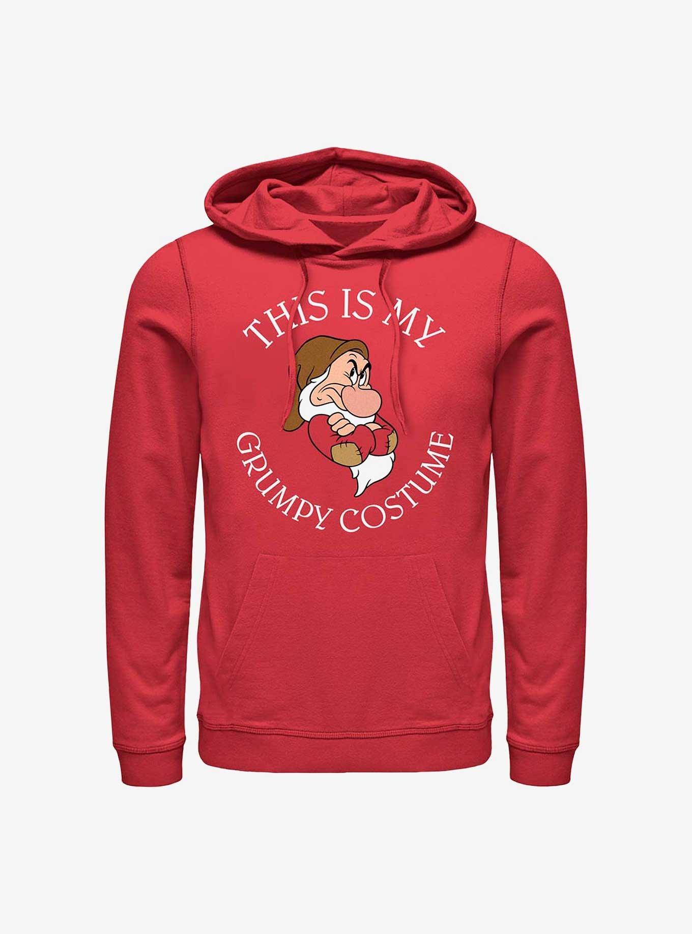 Disney Snow White and the Seven Dwarfs Grumpy Costume Hoodie, RED, hi-res