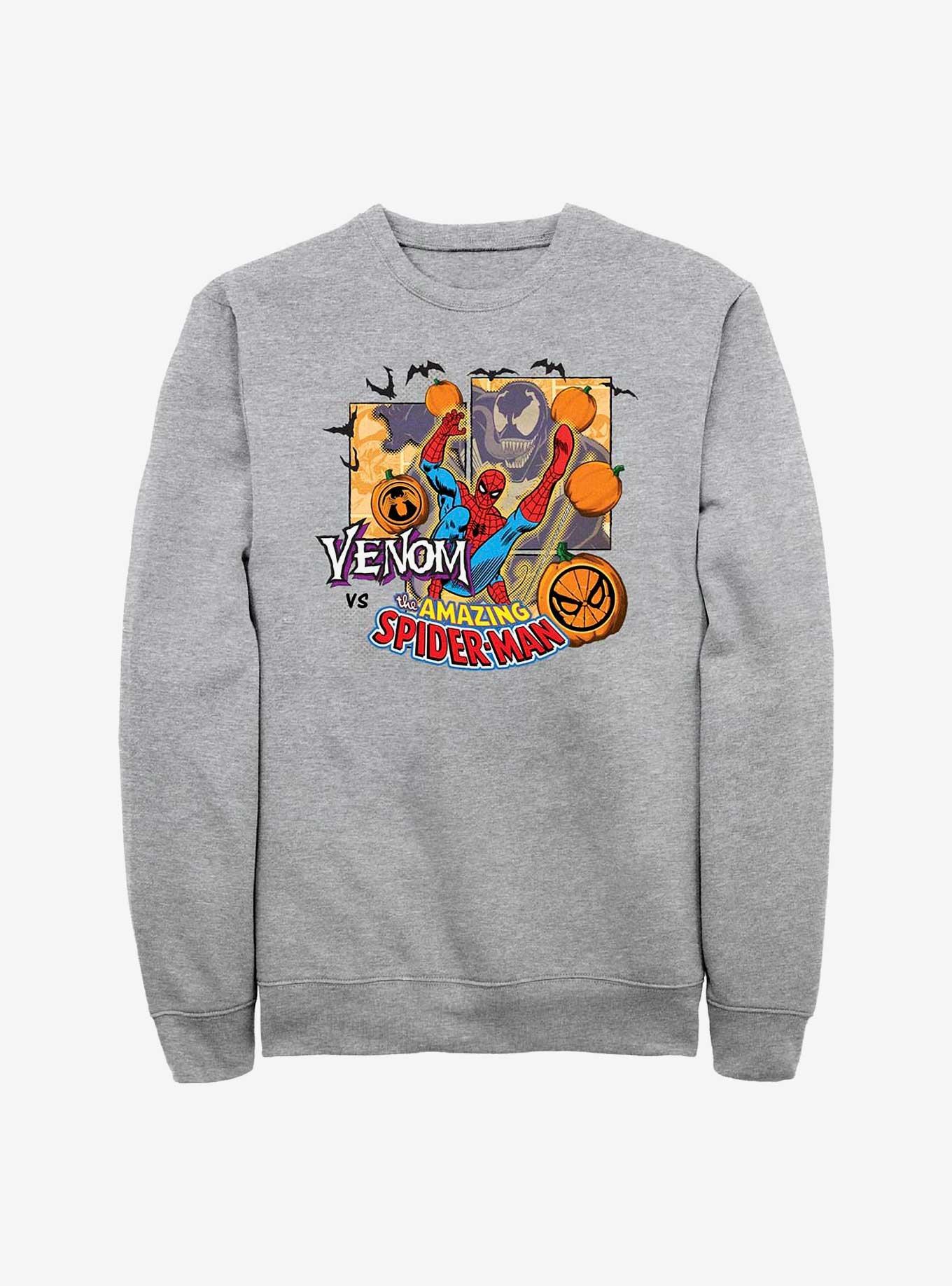 Marvel Spider-Man Venom vs Spider-Man Halloween Sweatshirt, , hi-res