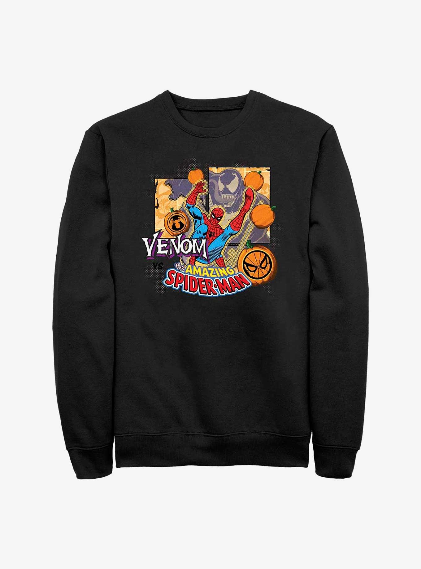 Marvel Spider-Man Venom vs Spider-Man Halloween Sweatshirt, , hi-res